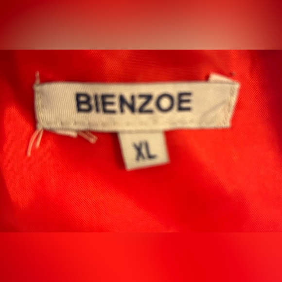 Bienzoe Red Quilted Casual Zip Vest XL Lightweight Packable Sleeveless Jacket - Picture 5 of 14